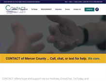 Tablet Screenshot of contactofmercer.org